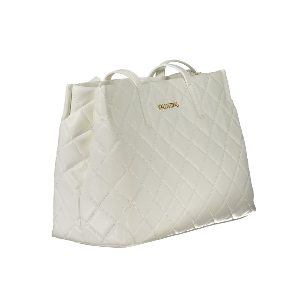 White Polyurethane Women's Bag