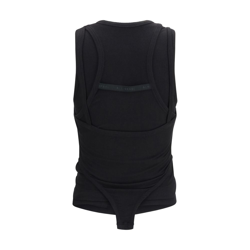 Black Lyocell Tank Tops