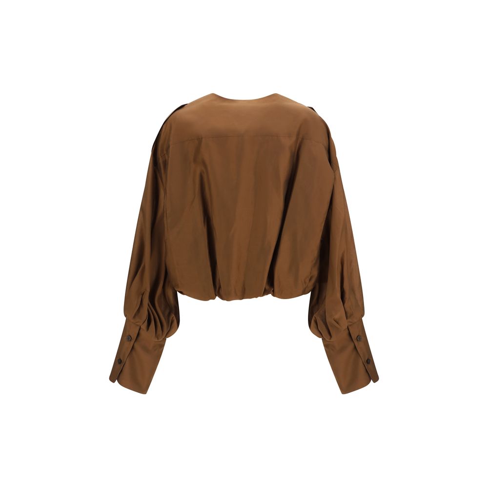 Brown Lycra Shirt