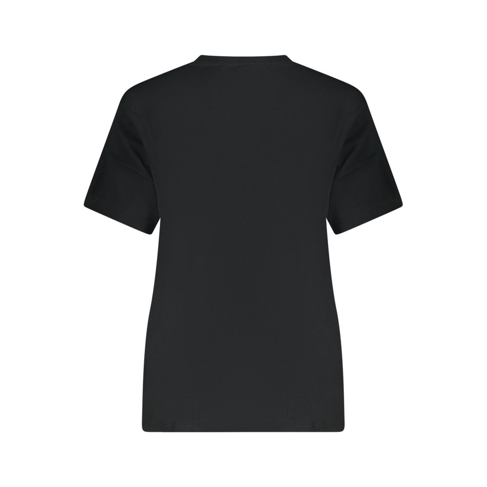 Black Cotton Women's T-Shirt