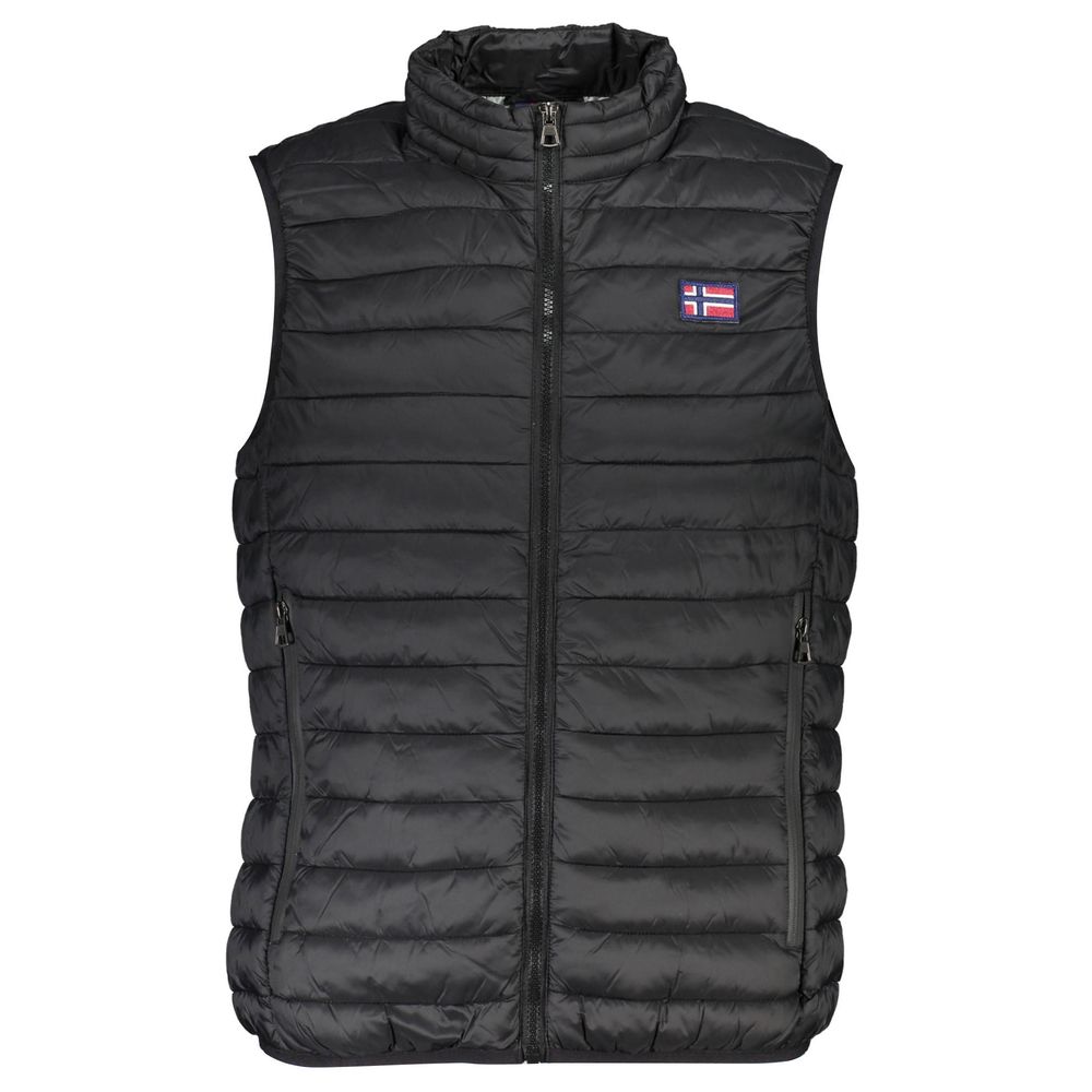 Black Polyamide Men's Jacket