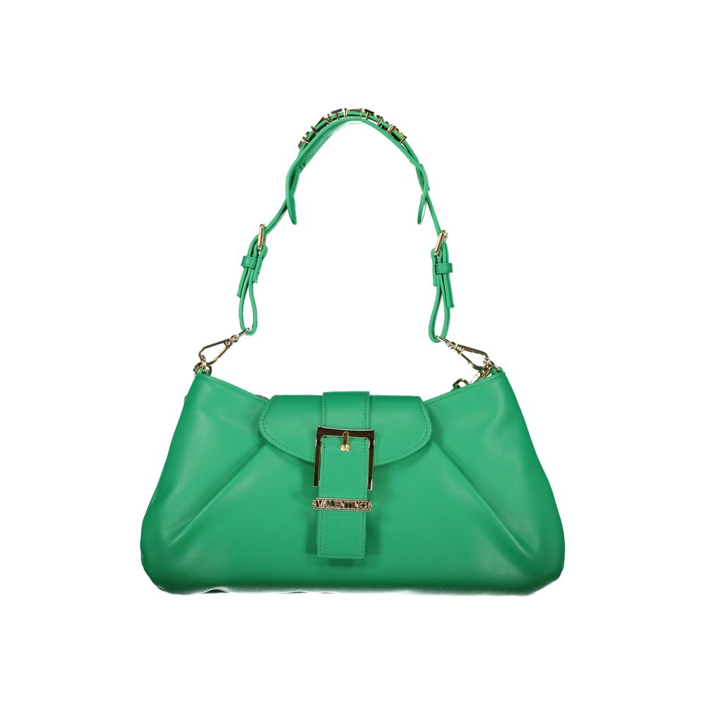 Verde Polyurethane Women's Bag with Adjustable Shoulder Strap