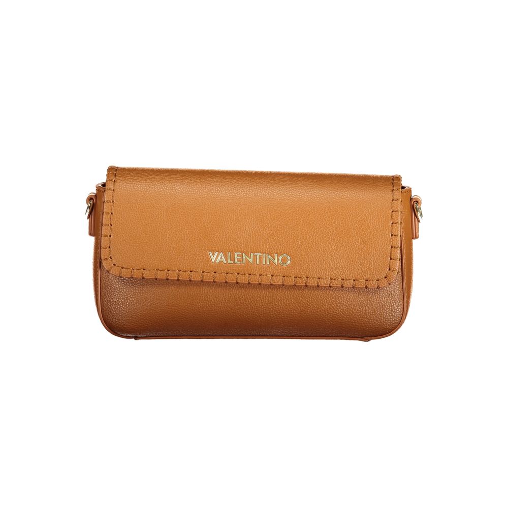 Brown Polyurethane Women's Bag
