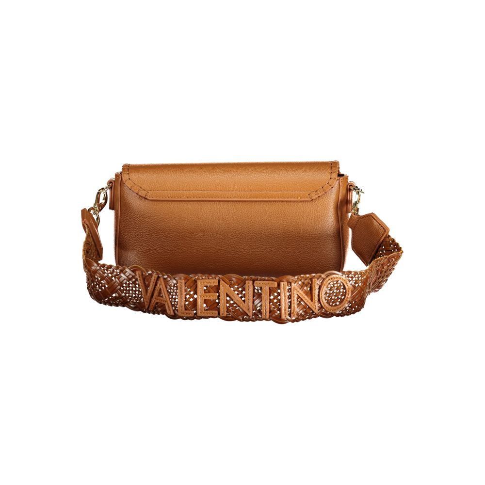 Brown Polyurethane Women's Bag