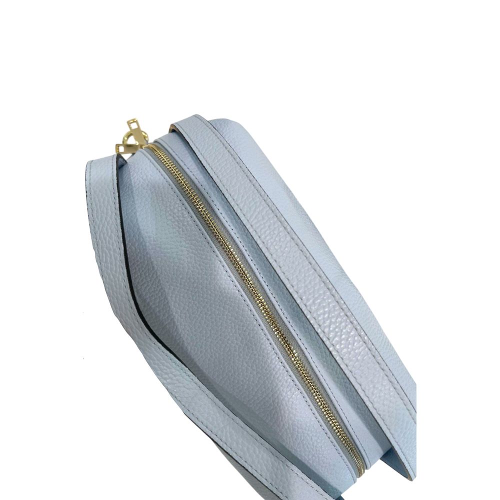 Blue Leather Women Bag