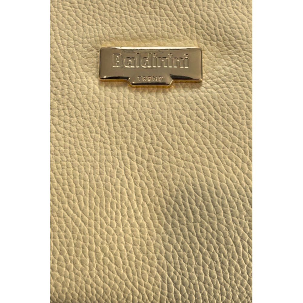 Yellow Leather Women Shoulder Bag
