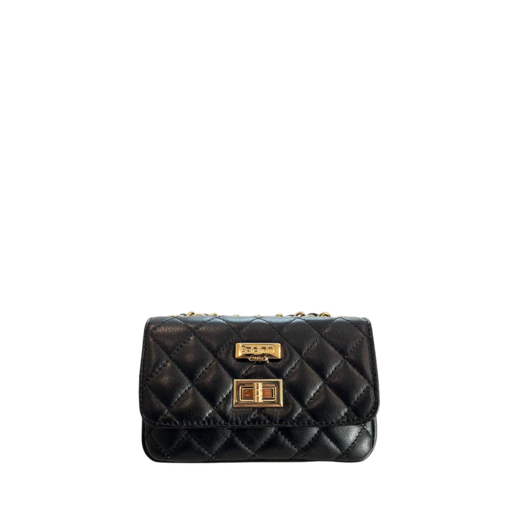 Black Leather Women Bag