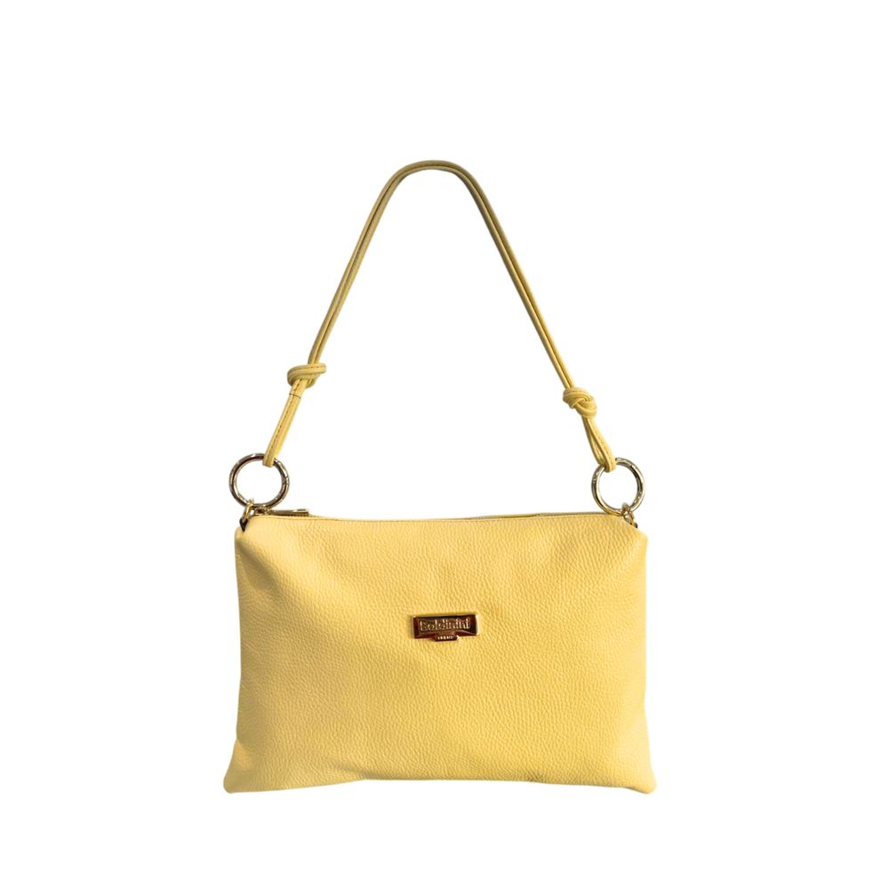 Yellow Leather Women Bag