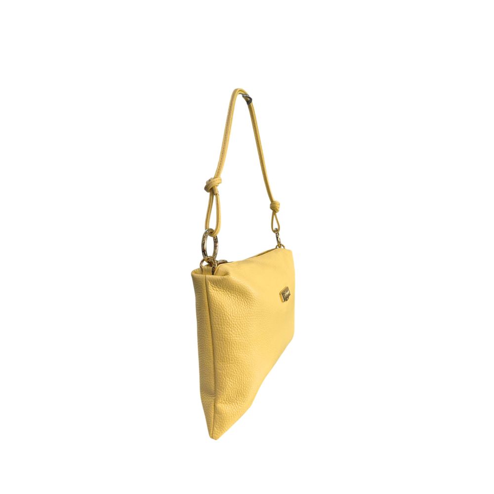 Yellow Leather Women Bag