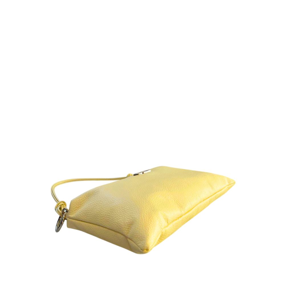 Yellow Leather Women Bag