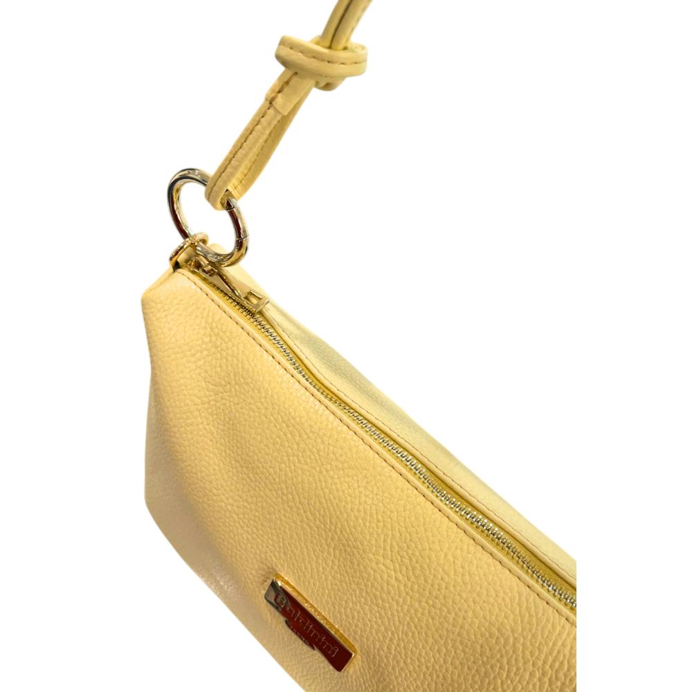 Yellow Leather Women Bag