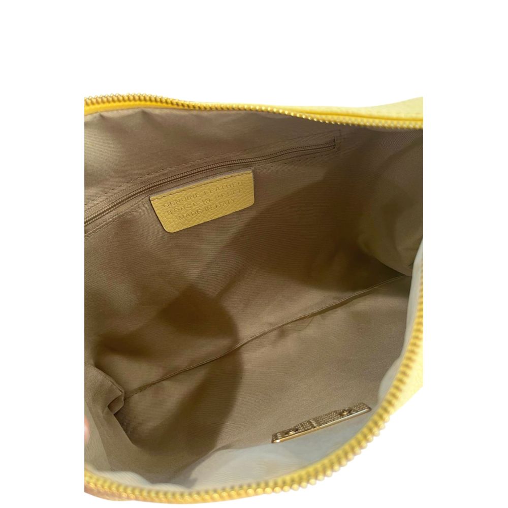 Yellow Leather Women Bag