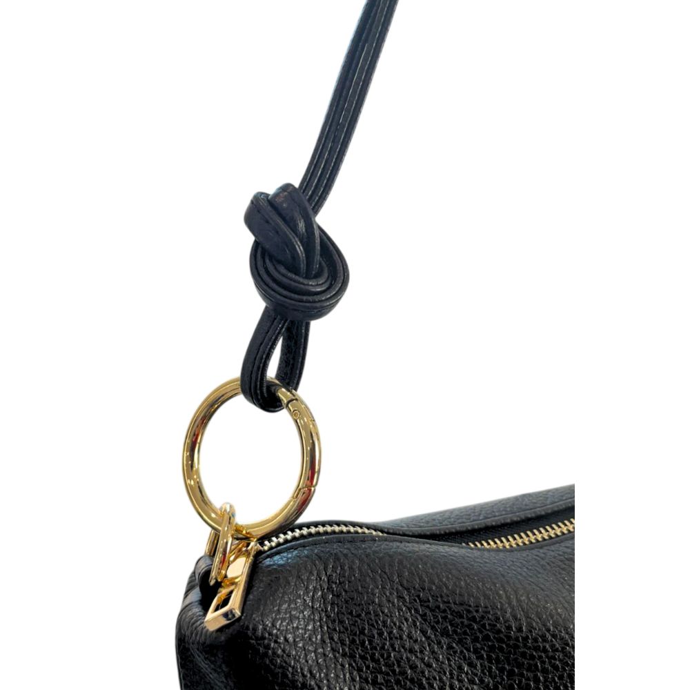 Black Leather Women Bag
