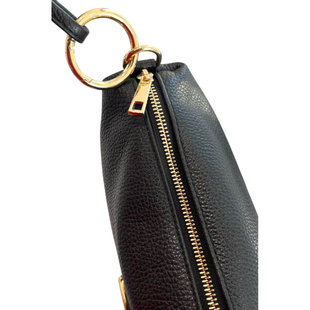 Black Leather Women Bag