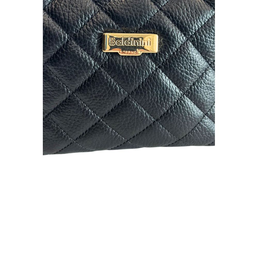 Black Leather Women Handbag