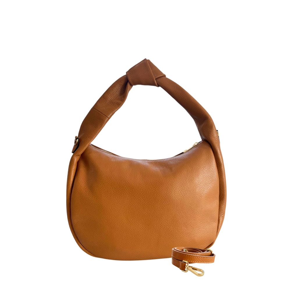 Brown Leather Women Shoulder Bag