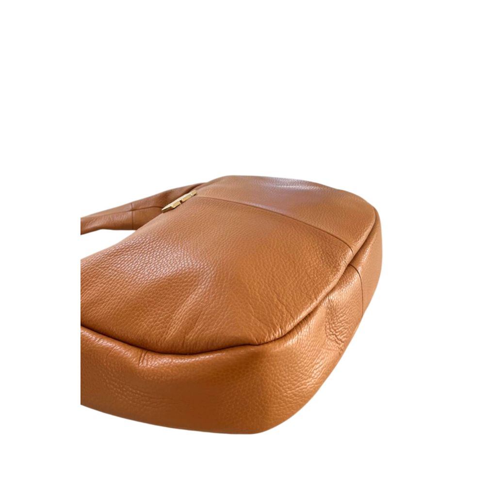 Brown Leather Women Shoulder Bag