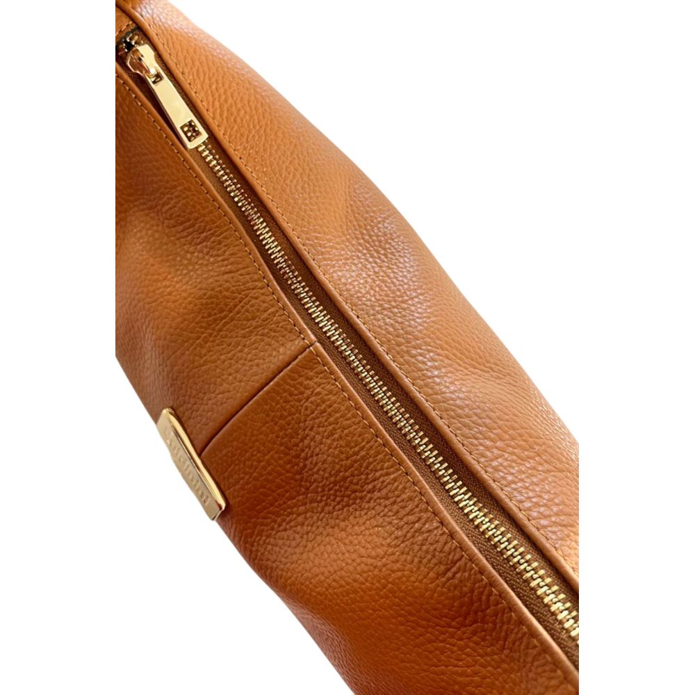 Brown Leather Women Shoulder Bag
