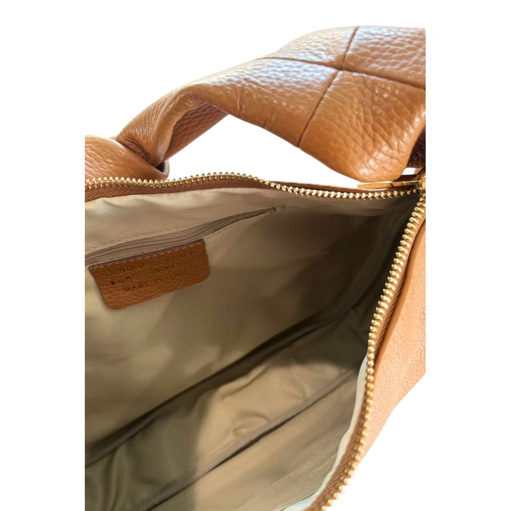 Brown Leather Women Shoulder Bag