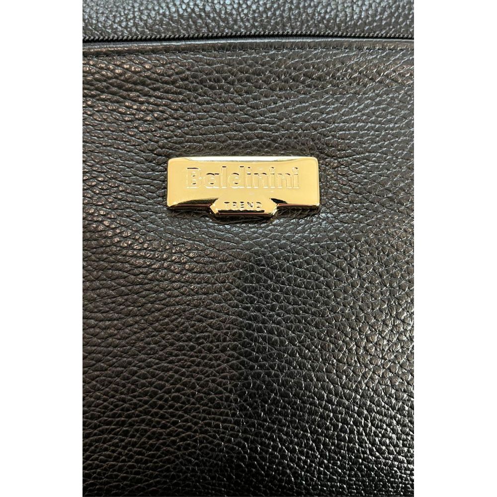 Black Leather Women Crossbody Bag