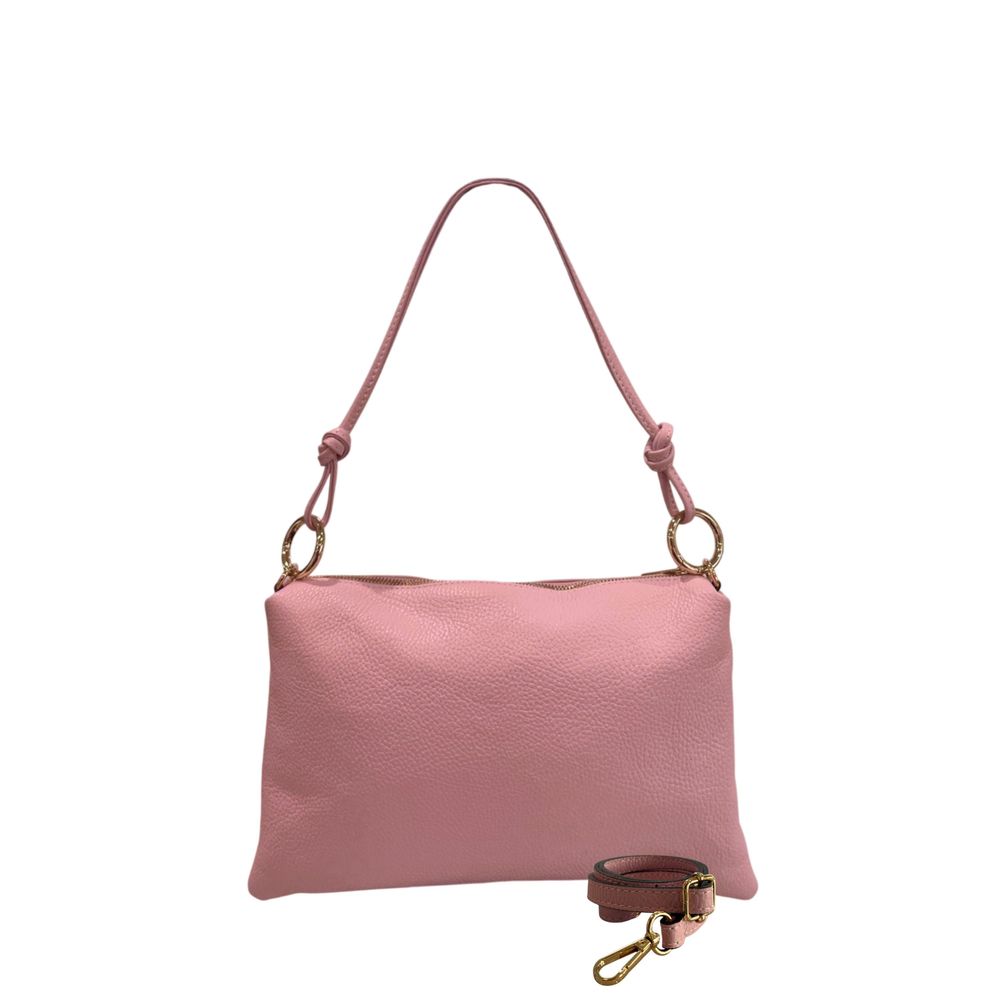 Pink Leather Women Bag