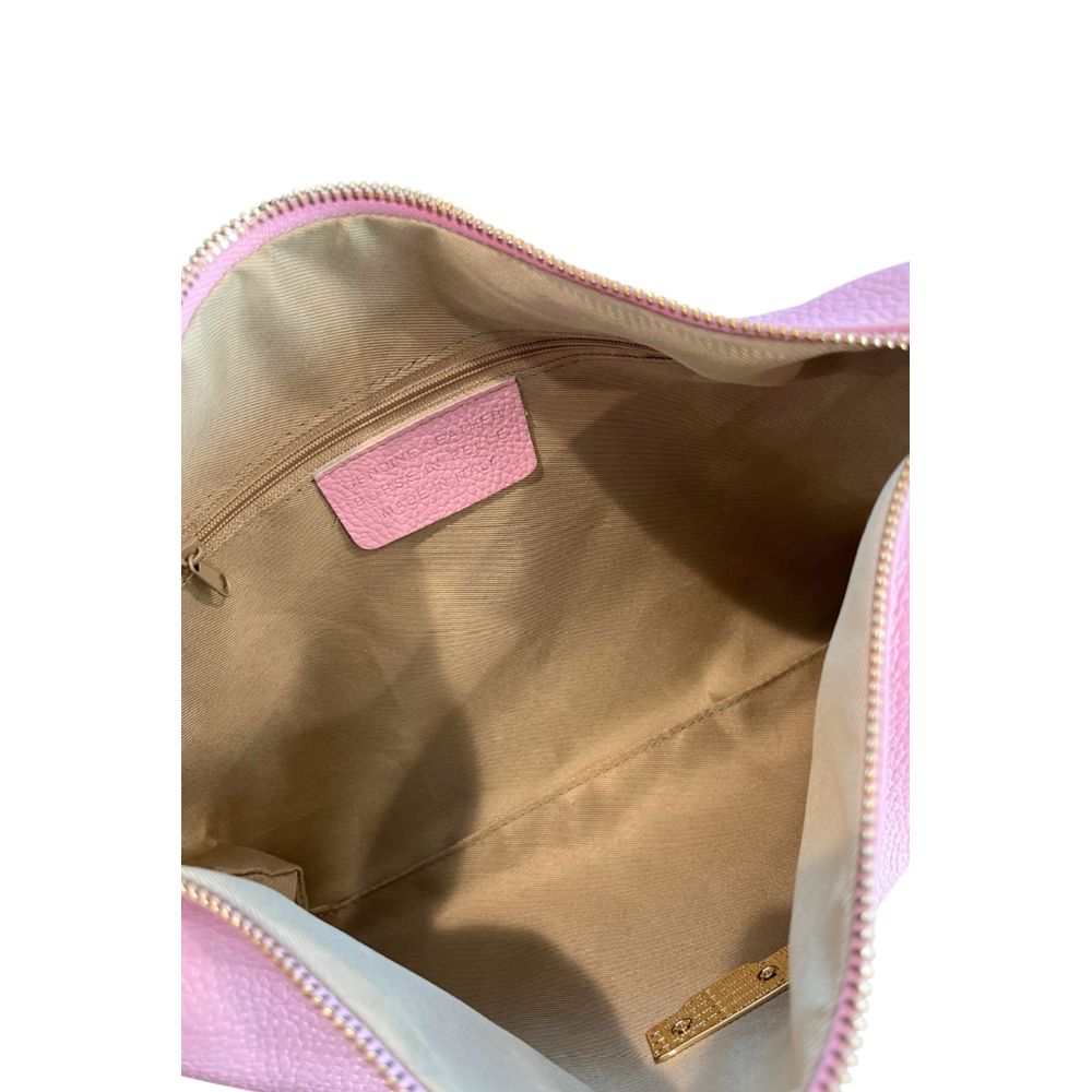 Pink Leather Women Bag