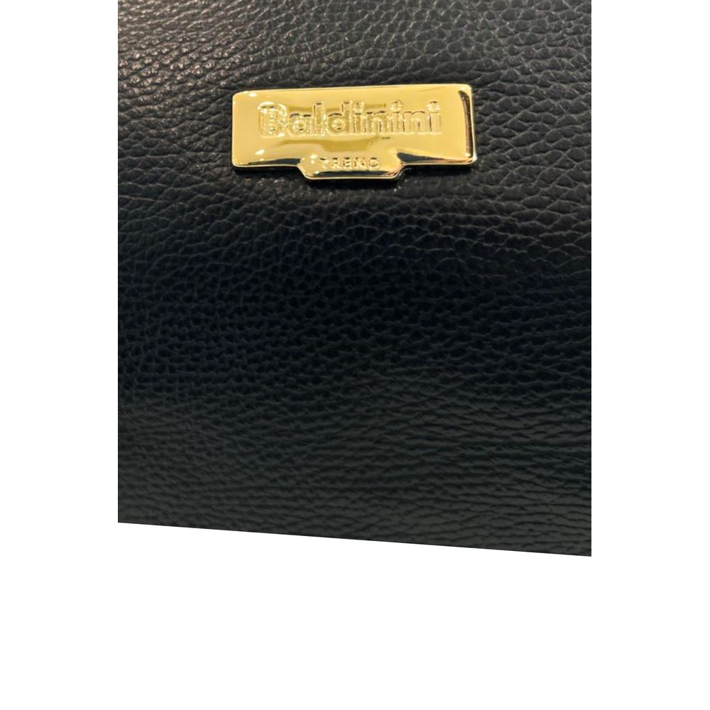 Black Leather Women Handbag
