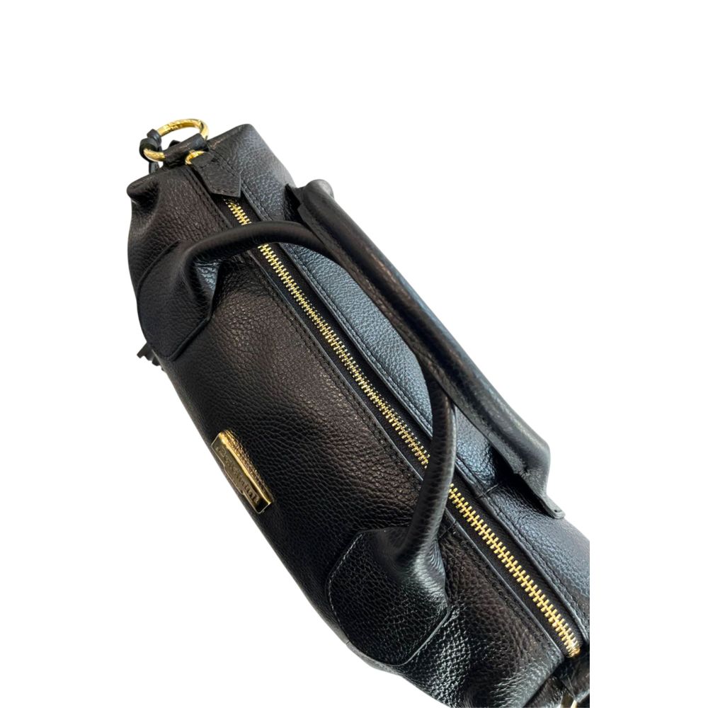 Black Leather Women Handbag