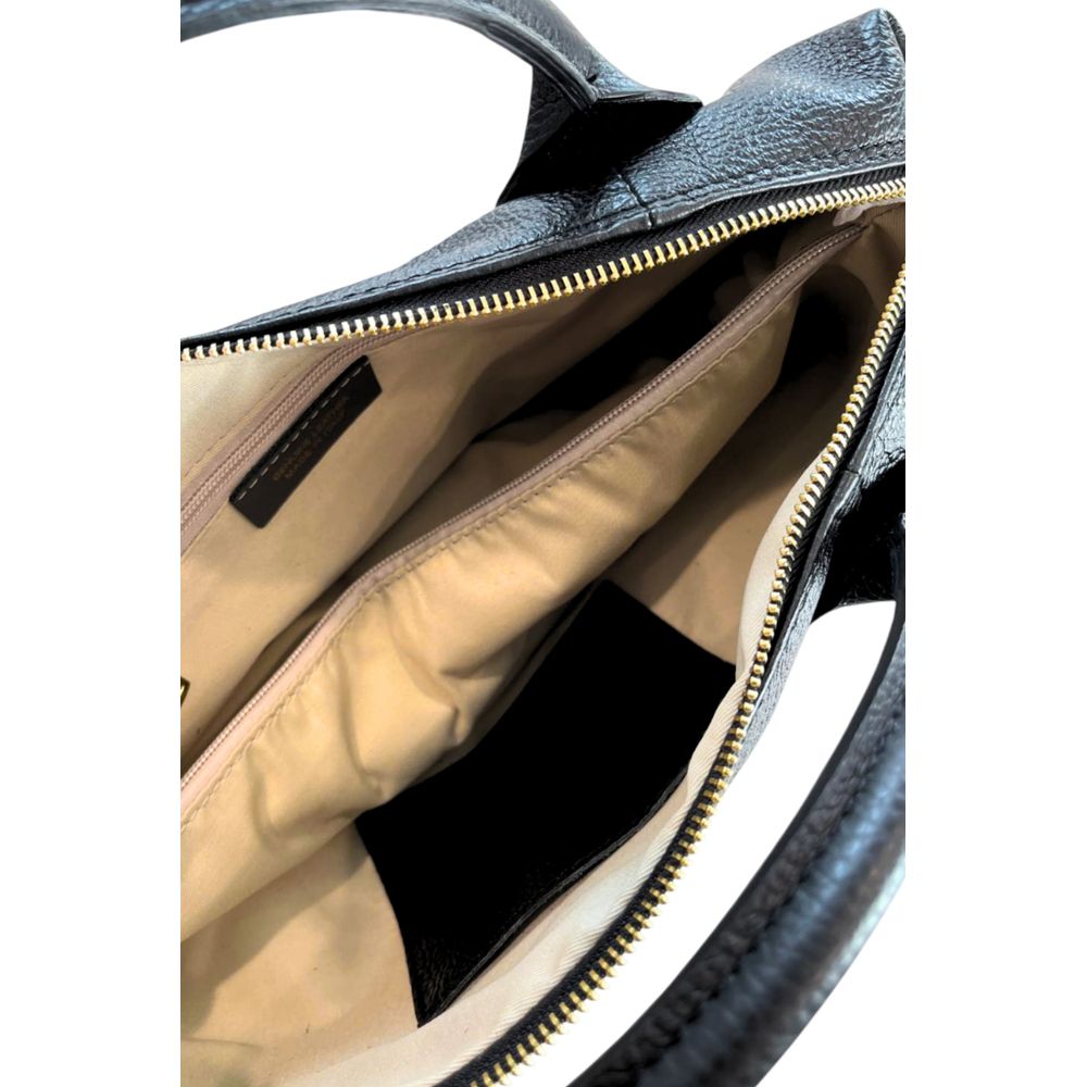 Black Leather Women Handbag