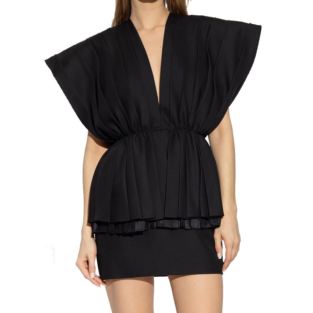Black Wool Cocktail Dress