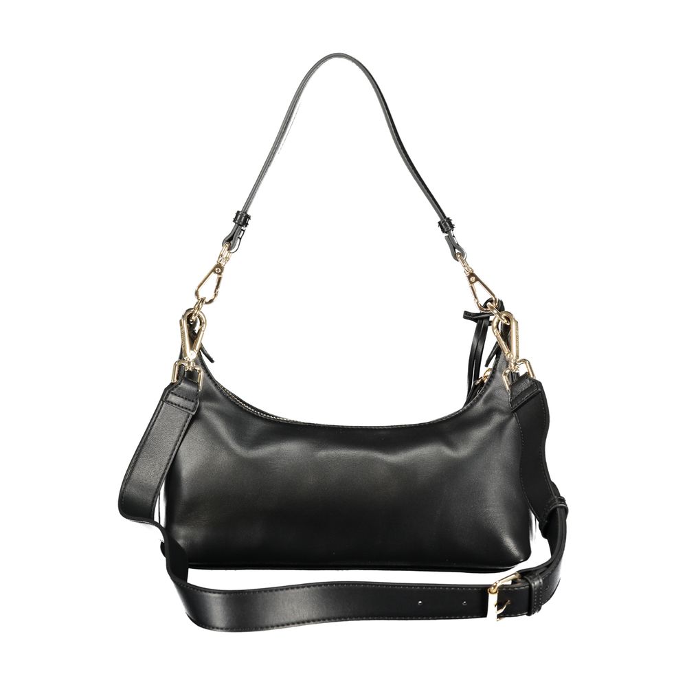 Black Polyurethane Women's Bag