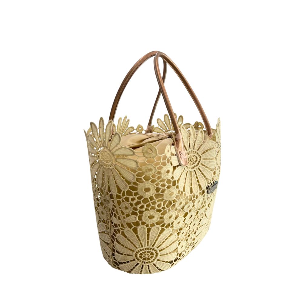 Beige PU Women Handbag