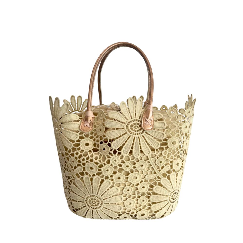 Beige PU Women Handbag