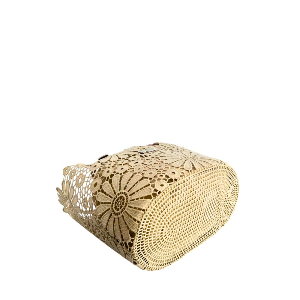 Beige PU Women Handbag