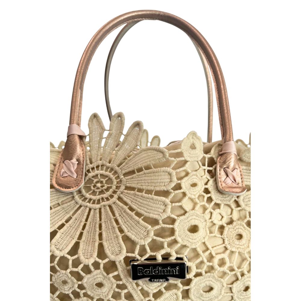 Beige PU Women Handbag