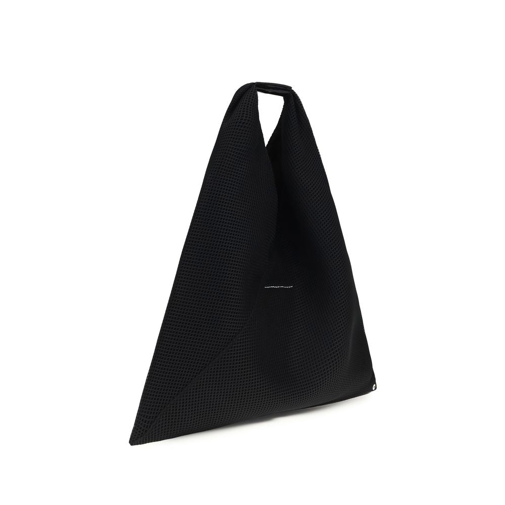 Black Polyester Shoulder Bag