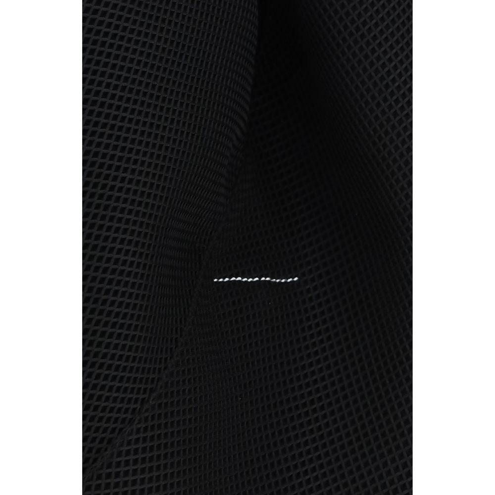 Black Polyester Shoulder Bag