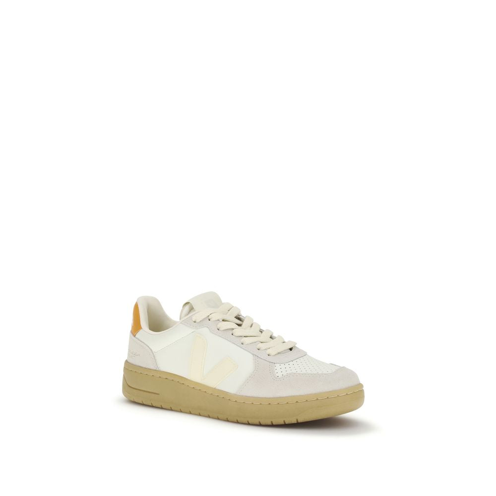 White Calf Leather Bos Taurus Low Top Sneakers
