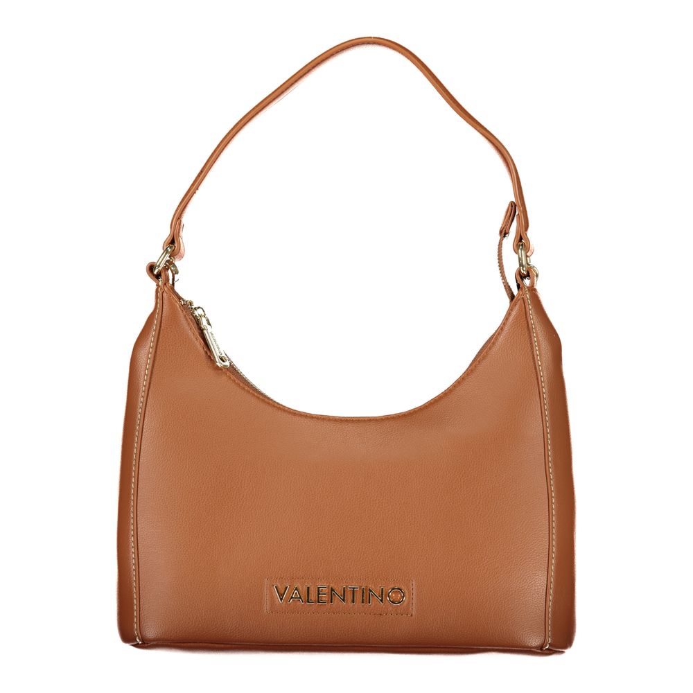 Brown Polyurethane Women's Bag