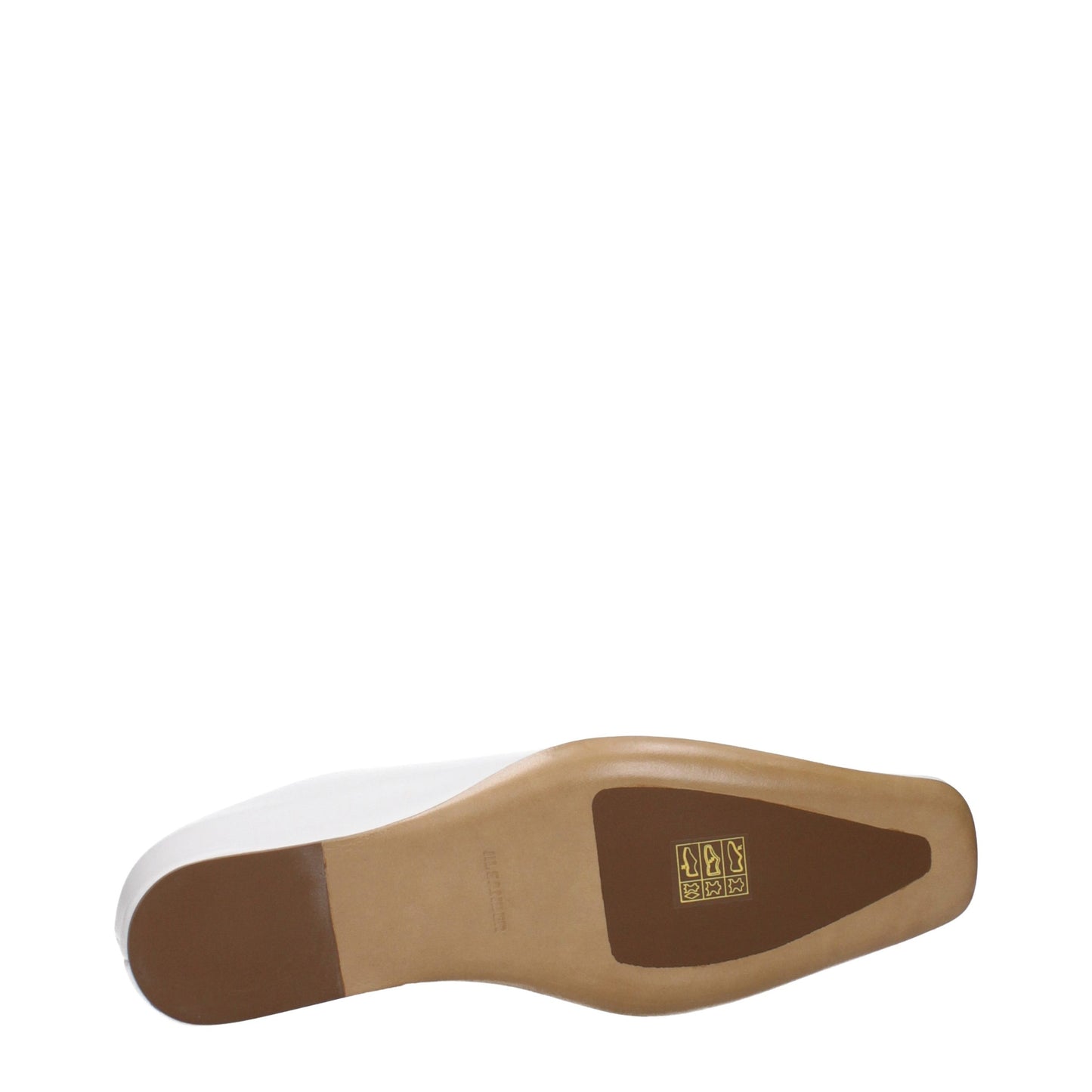 White Leather Slippers