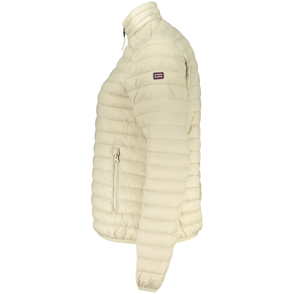 Beige Polyamide Women's Jacket