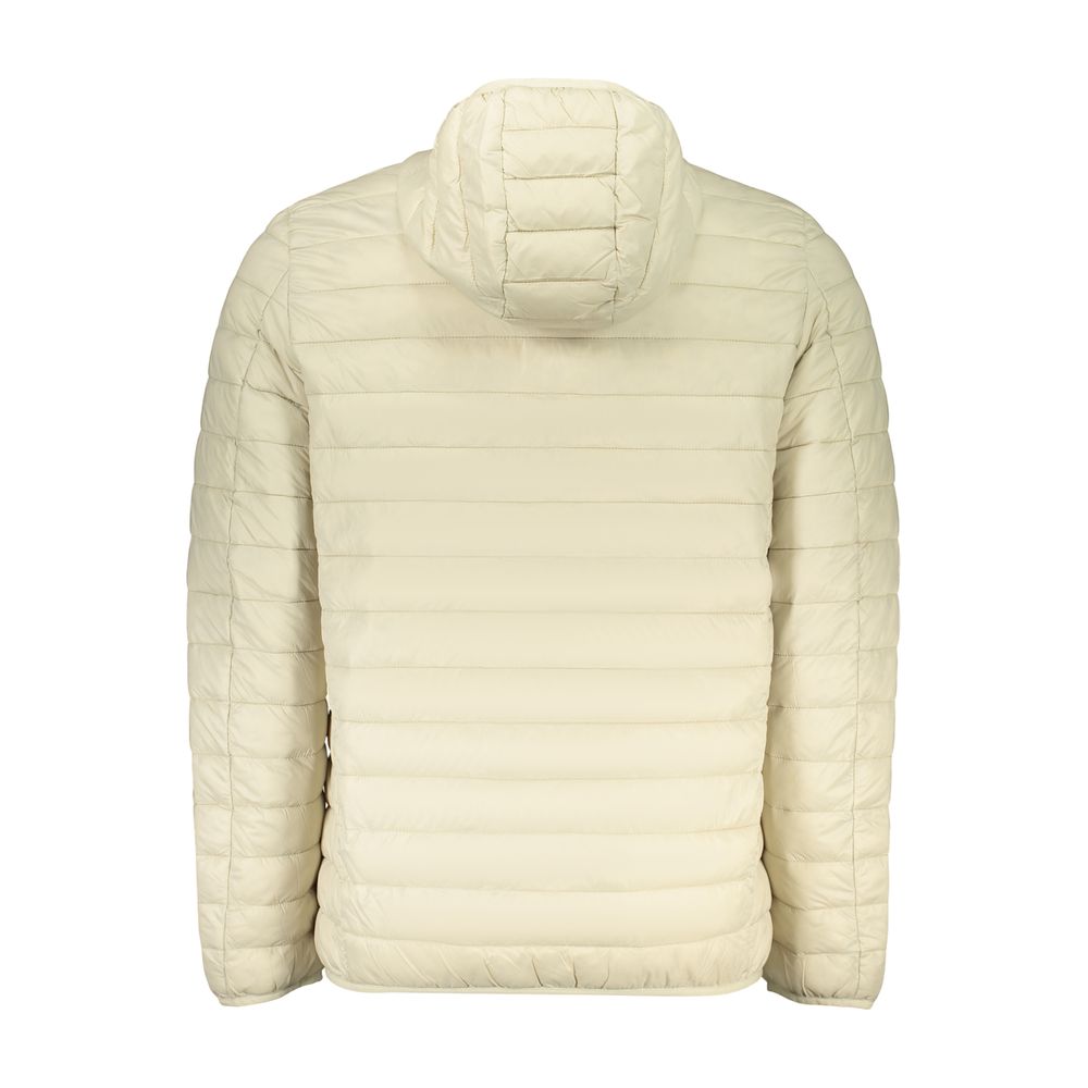 Beige Polyamide Men's Jacket