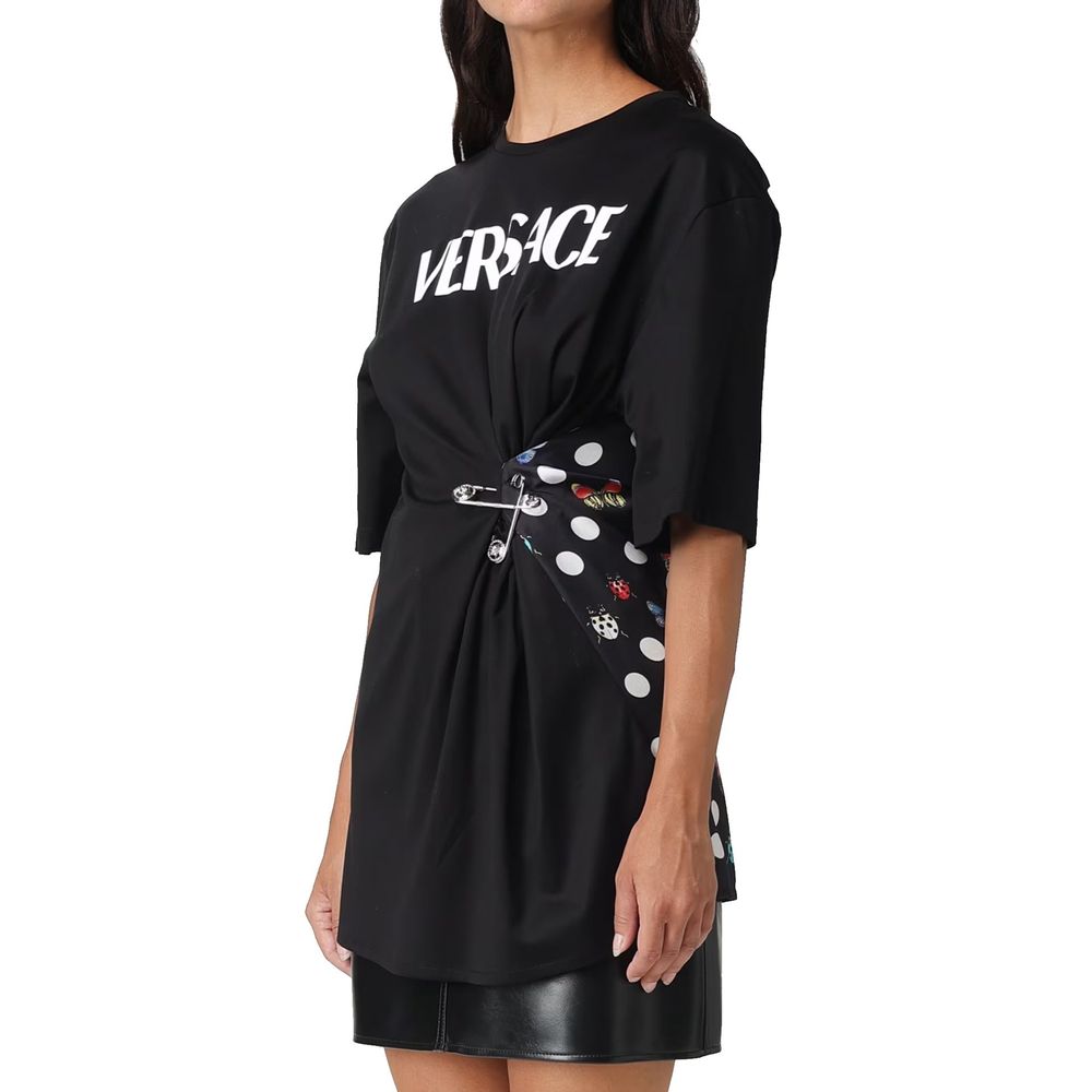 Black Cotton T-Shirt