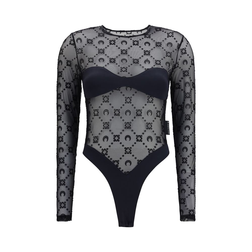 Black Polyamide Bodysuit