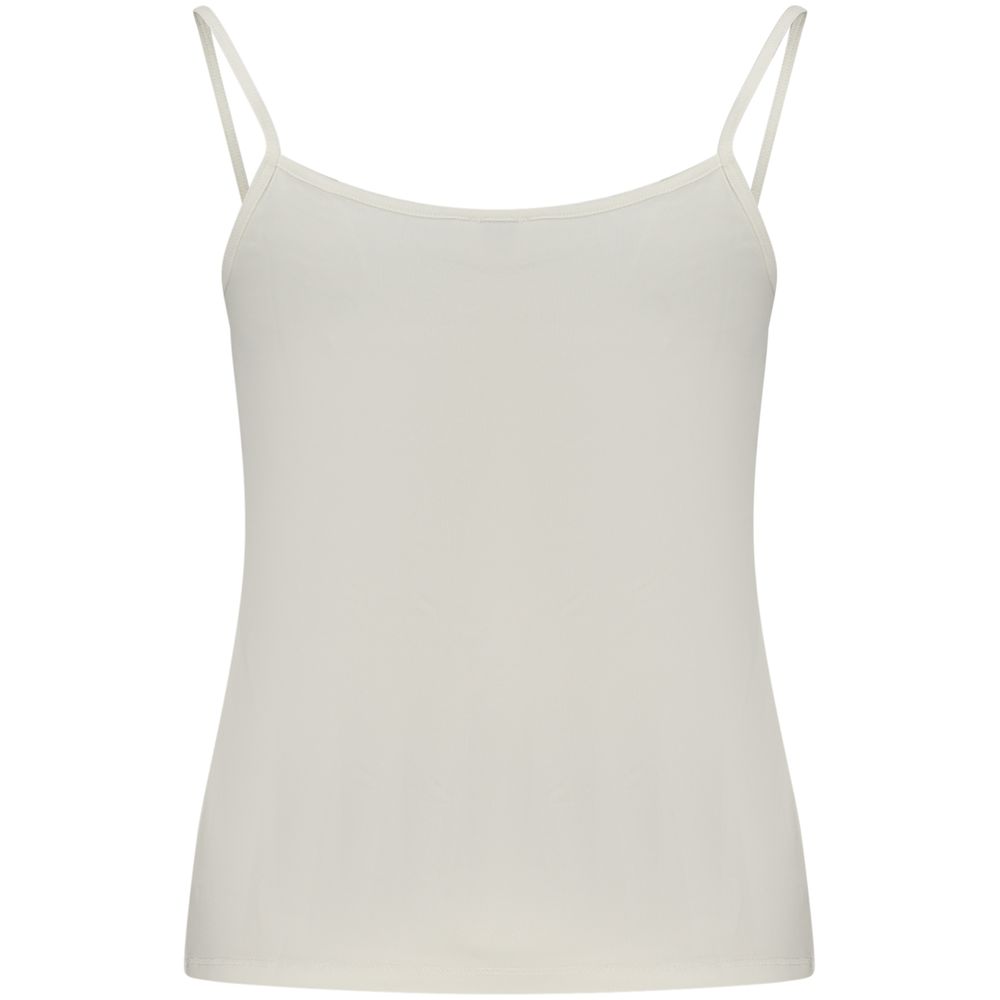 White Cotton Womens Tank
