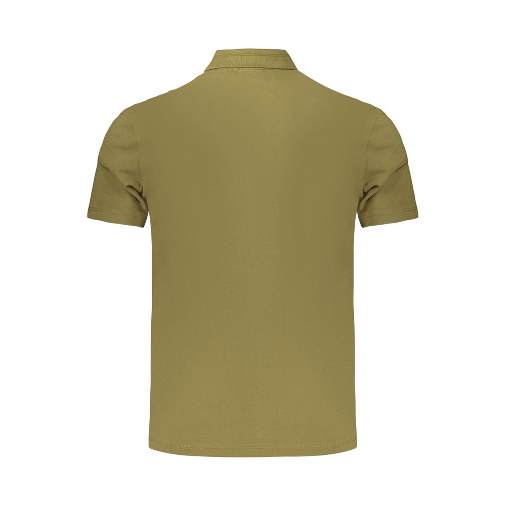 Green Cotton Men's Polo Shirt