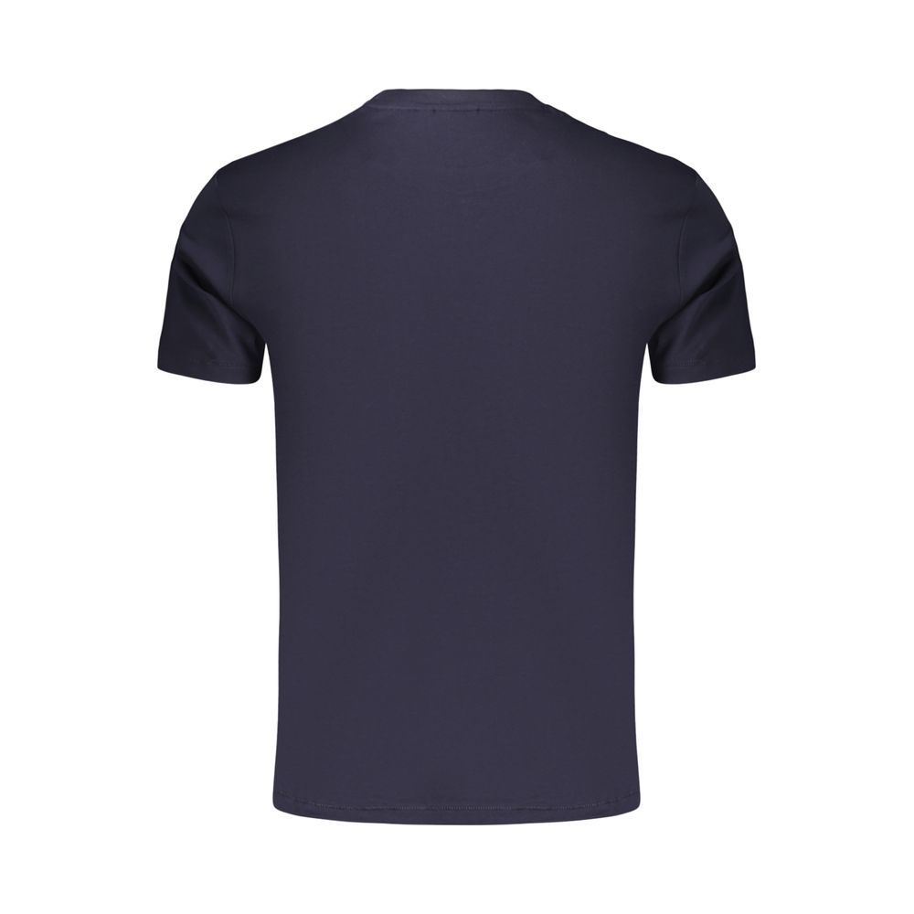 Blue Cotton Men's T-Shirt