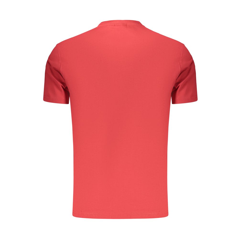 Red Cotton Men's T-Shirt