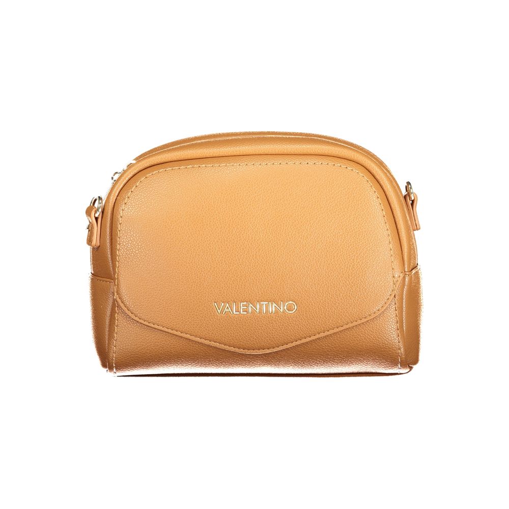 Brown Polyurethane Women's Bag