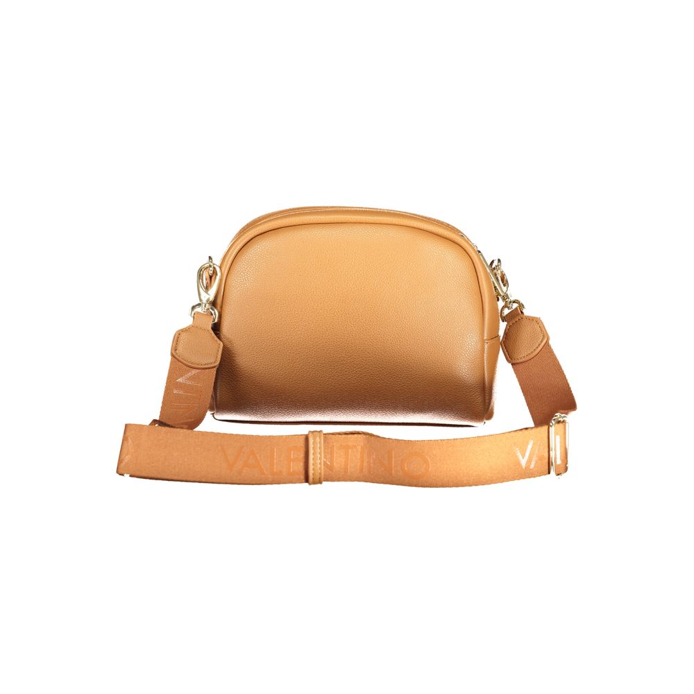 Brown Polyurethane Women's Bag